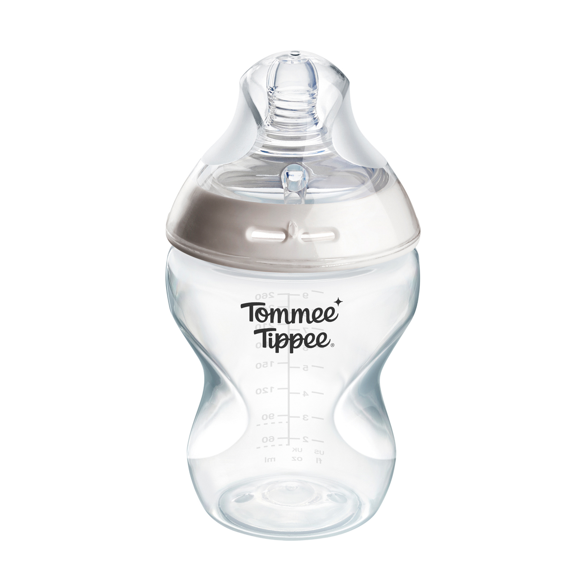 Tommee Tippee Natural Start Samosterilizační Kojenecká Lahev s ANTI-COLIC savičkou Pomalý Průtok 260 ml 0m+