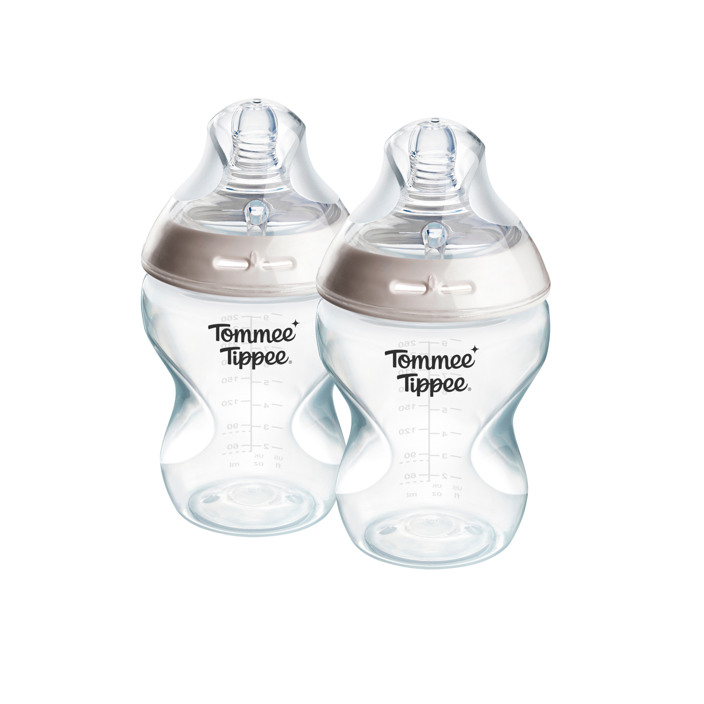Tommee Tippee Natural Start Samosterilizační Kojenecká Lahev s ANTI-COLIC savičkou Pomalý Průtok 260 ml 0m+, 2 ks