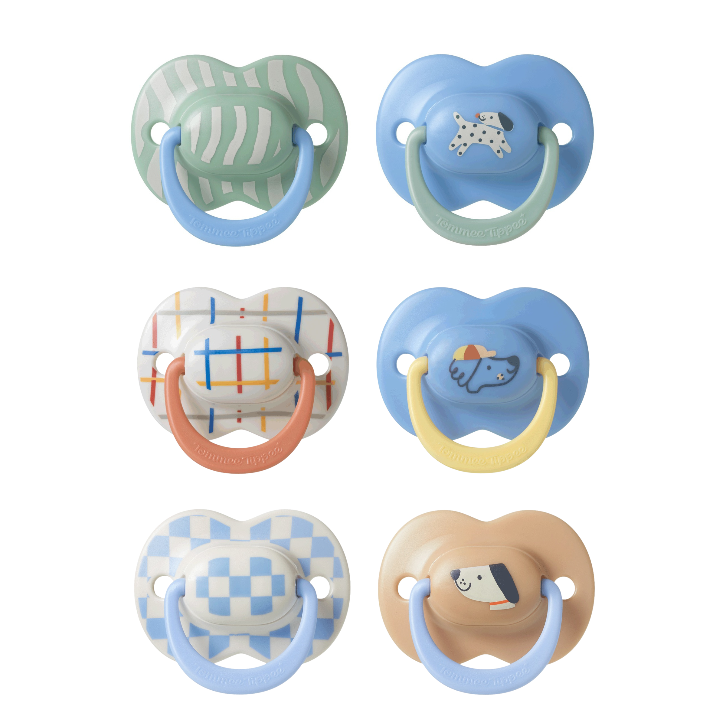 Tommee Tippee Ultimate Fit DECO silikonový dudlík 6-18 m, 2 ks, BOY, více barevných variant