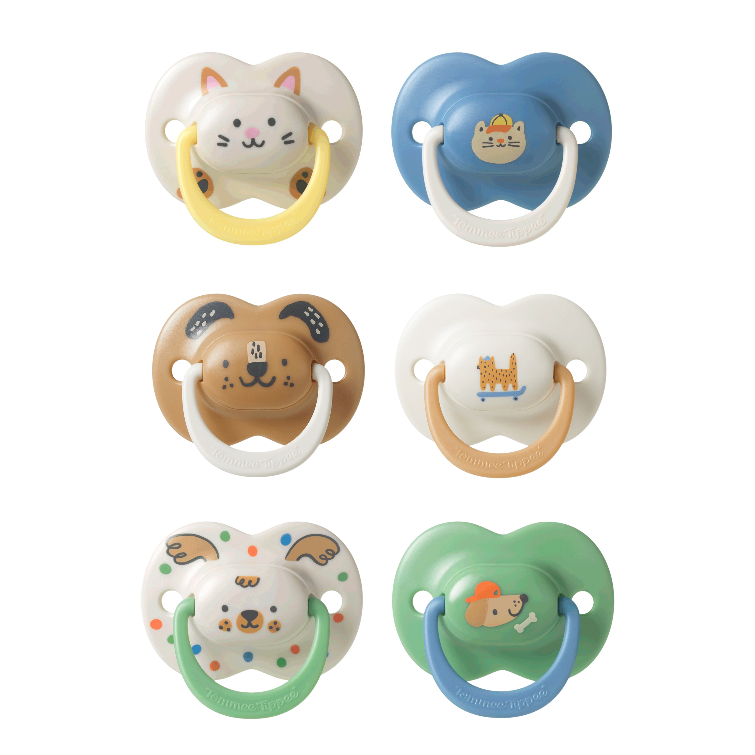 Tommee Tippee Ultimate Fit DECO silikonový dudlík 18-36 m, 2 ks, BOY, více barevných variant