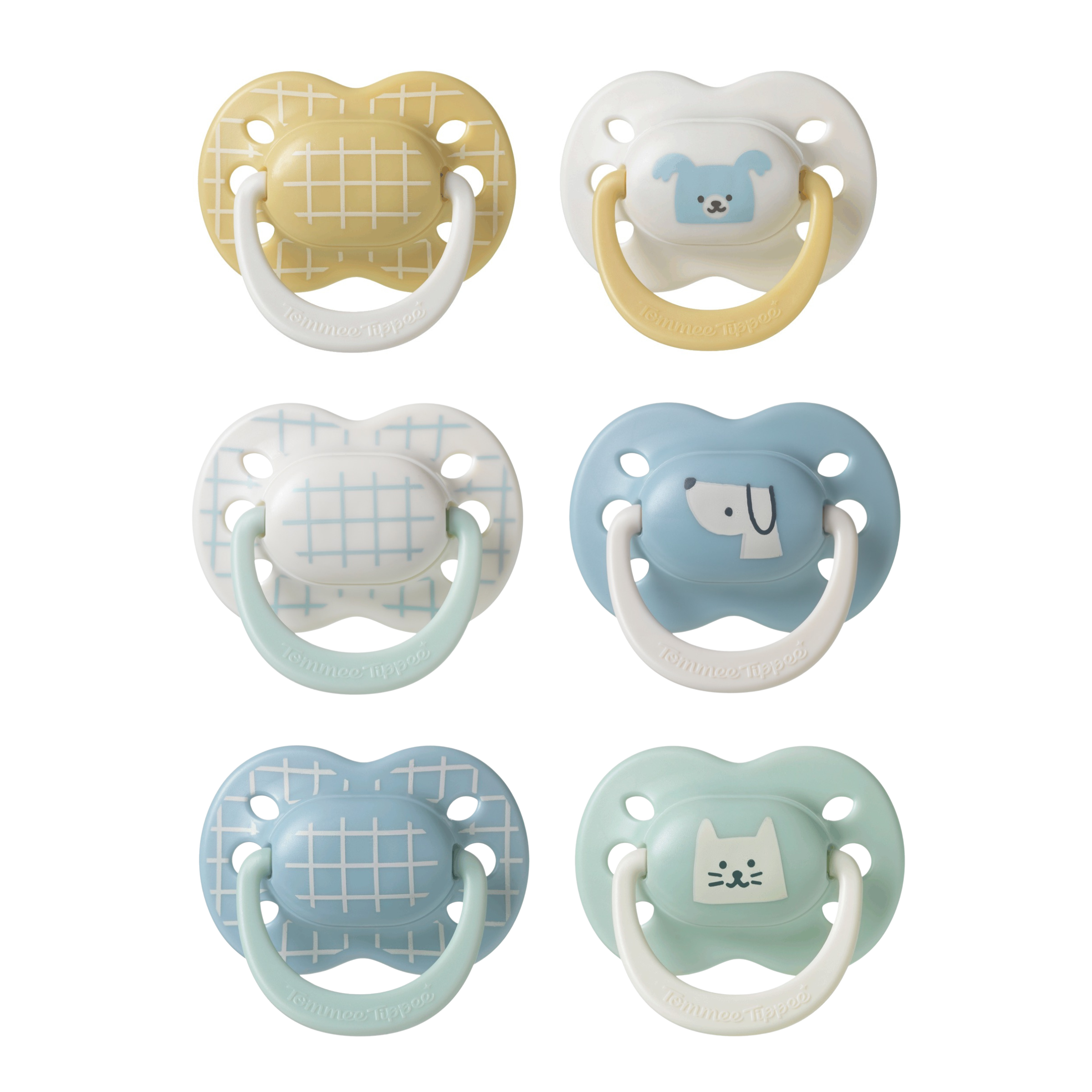 Tommee Tippee Ultimate Fit DECO silikonový dudlík 0–6 m, 2 ks, BOY , více barevných variant